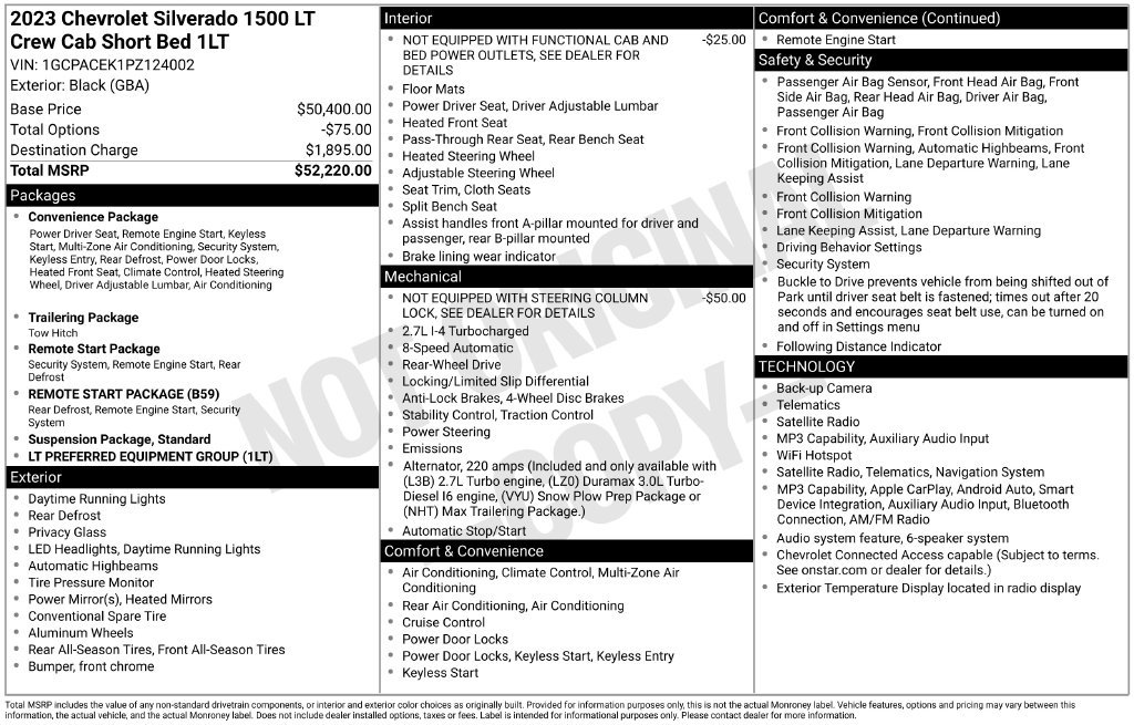 Used 2023 Chevrolet Silverado 1500 LT RWD image 6