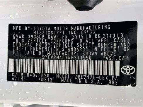 Used 2022 Toyota Corolla LE w/ LE Convenience Package image 30