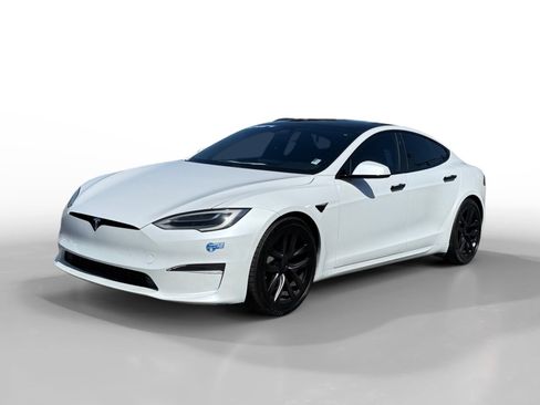 Used 2021 Tesla Model S Plaid AWD/4WD image 1