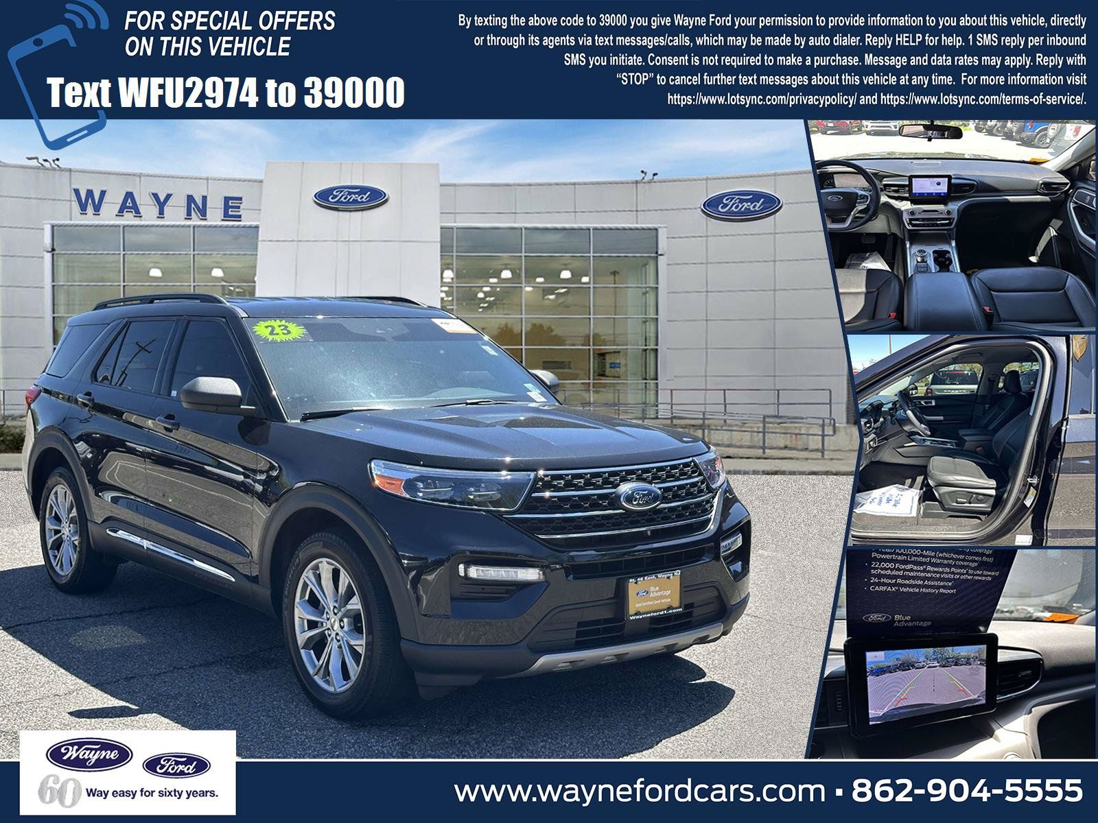 Certified 2023 Ford Explorer XLT w/ Equipment Group 202A AWD/4WD image 1