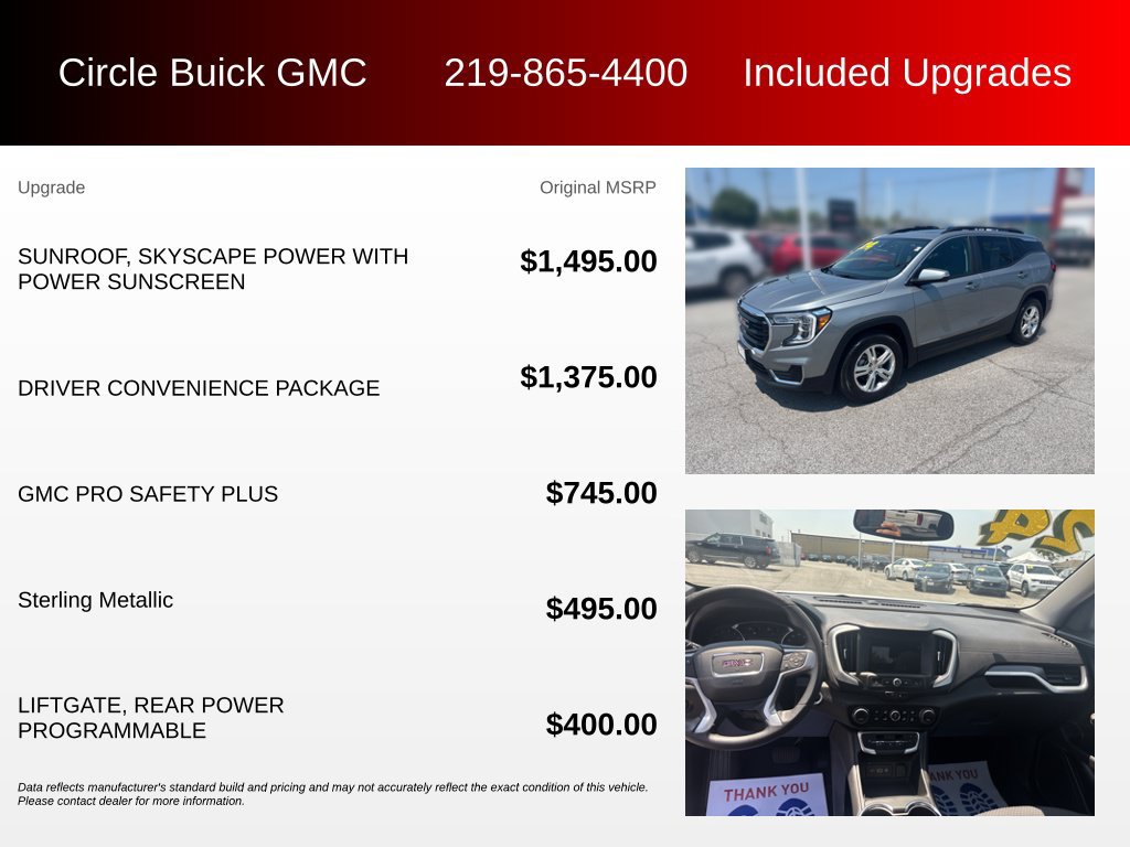 Used 2024 GMC Terrain SLE w/ Driver Convenience Package FWD image 3