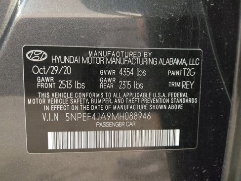 Used 2021 Hyundai Sonata SEL w/ Convenience Package FWD image 33