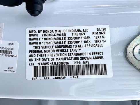 Used 2020 Honda CR-V EX-L image 19