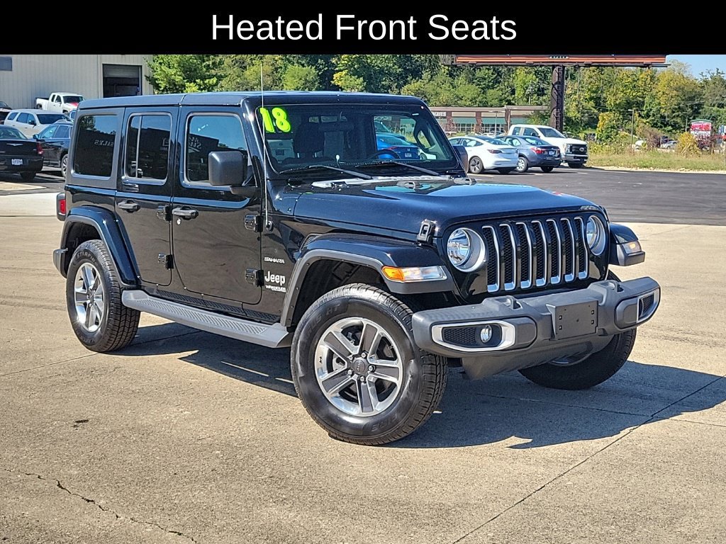 Used 2018 Jeep Wrangler Unlimited Sahara w/ Cold Weather Group AWD/4WD image 30