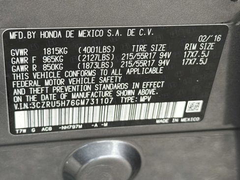 Used 2016 Honda HR-V EX-L image 25