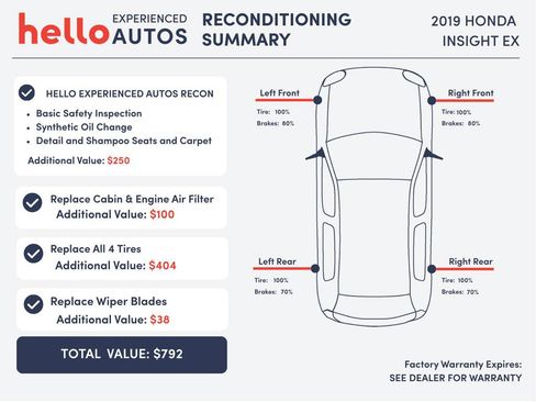 Used 2019 Honda Insight EX image 3