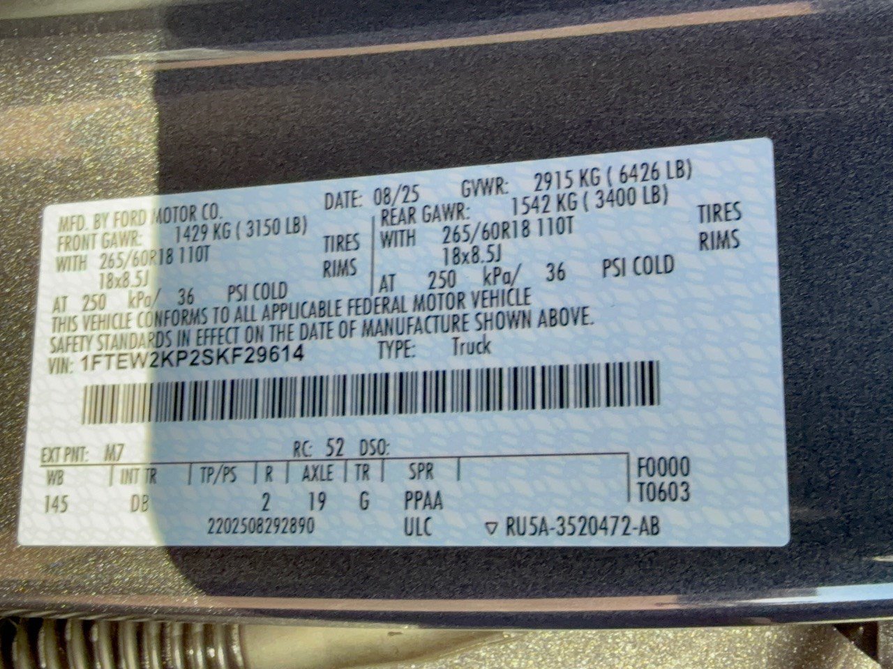 Certified 2025 Ford F150 STX RWD image 31
