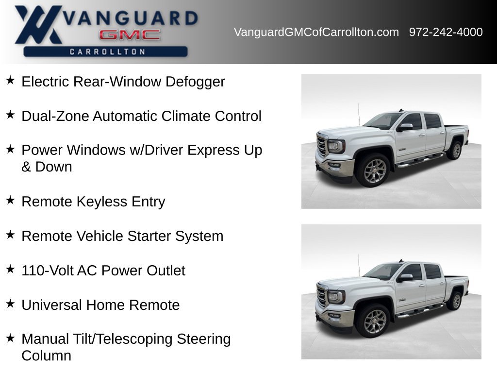 Used 2018 GMC Sierra 1500 SLT w/ Texas SLT Premium Package AWD/4WD image 6