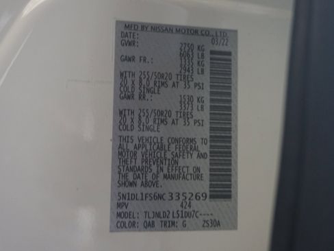 Used 2022 INFINITI QX60 Luxe w/ Cargo Package image 43