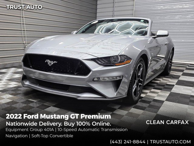 Used 2022 Ford Mustang GT Premium w/ Equipment Group 401A RWD image 1