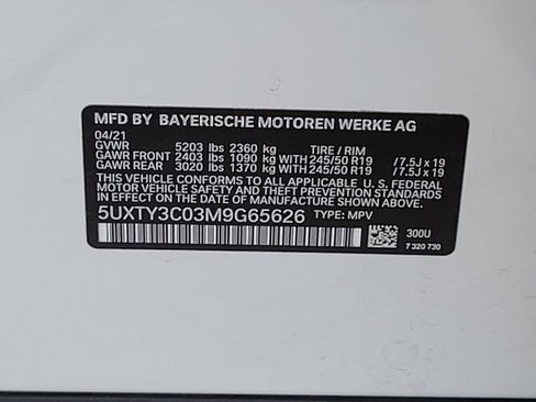 Used 2021 BMW X3 sDrive30i w/ Premium Package image 18