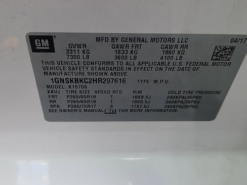 Used 2017 Chevrolet Tahoe LT image 8