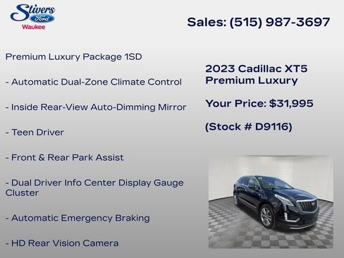 Used 2023 Cadillac XT5 Premium Luxury AWD/4WD image 8