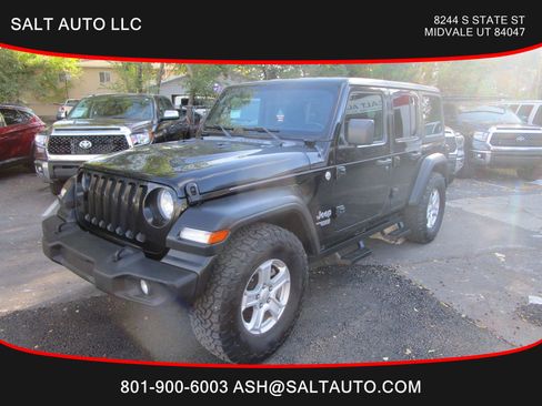 Used 2021 Jeep Wrangler Unlimited Sport image 3