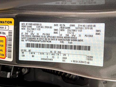 New 2026 Ford Ranger XLT w/ Equipment Group 301A High RWD image 18