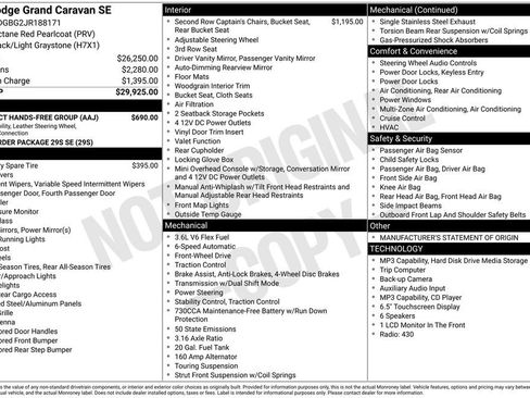 Used 2018 Dodge Grand Caravan SE w/ UConnect Hands-Free Group FWD image 5