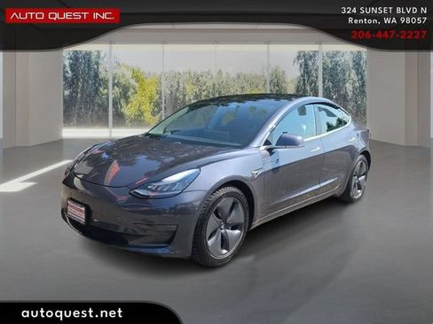 Used 2019 Tesla Model 3 Long Range AWD/4WD image 1