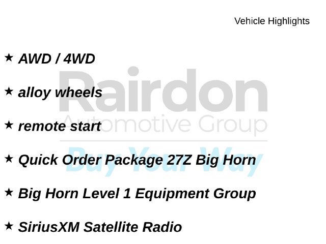 Used 2020 RAM 1500 Big Horn AWD/4WD image 6