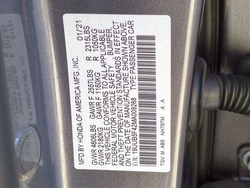 Used 2021 Acura TLX w/ Technology Package image 32