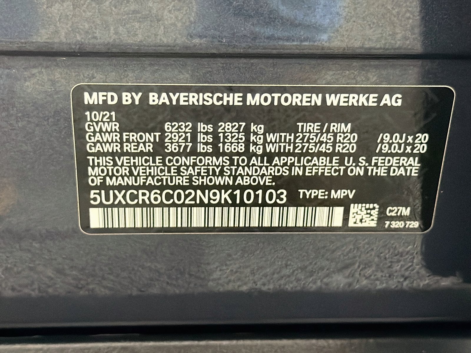 Used 2022 BMW X5 xDrive40i w/ Parking Assistance Package AWD/4WD image 37