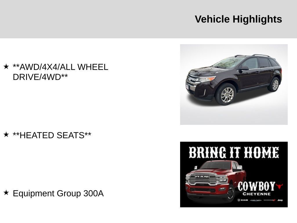 Used 2013 Ford Edge Limited AWD/4WD image 2
