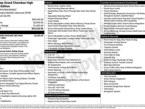 Used 2019 Jeep Grand Cherokee High Altitude image 37