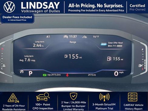 Certified 2023 Volkswagen Atlas SE AWD/4WD image 28