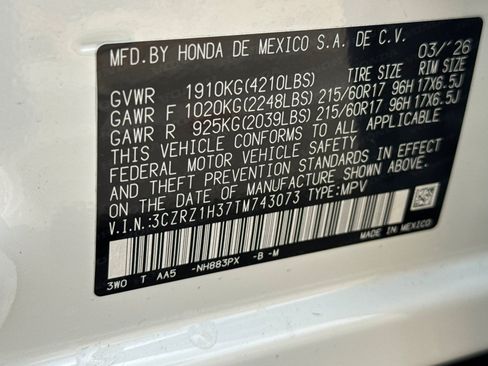 Used 2026 Honda HR-V LX image 26