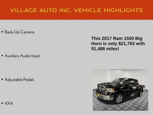 Used 2017 RAM 1500 Big Horn AWD/4WD image 21