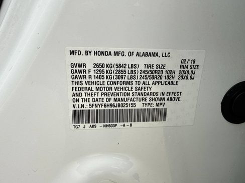 Used 2018 Honda Pilot Touring image 27