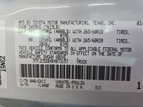 Used 2024 Toyota Tundra Limited w/ Power Package image 34