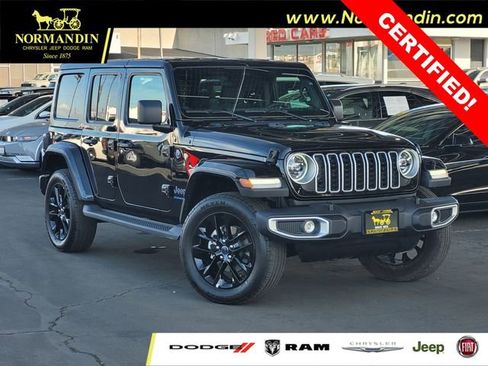 Certified 2025 Jeep Wrangler Sahara 4xe image 1