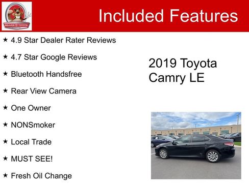 Used 2019 Toyota Camry LE image 5