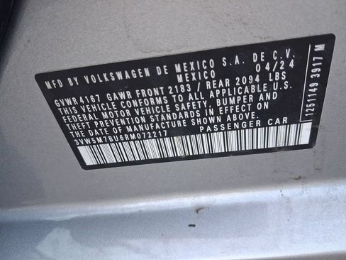 Certified 2024 Volkswagen Jetta S FWD image 26