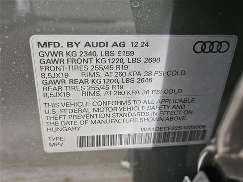 New 2025 Audi Q3 2.0T Premium w/ Convenience Package image 15