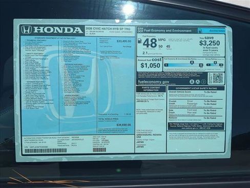 New 2026 Honda Civic Sport Touring image 23