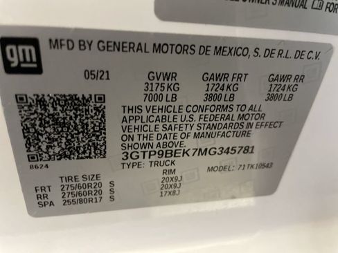 Used 2021 GMC Sierra 1500 SLE AWD/4WD image 28