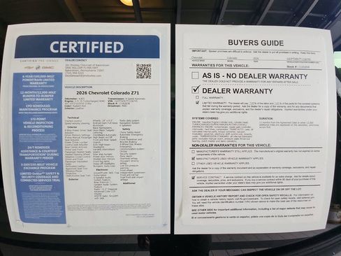 Certified 2026 Chevrolet Colorado Z71 w/ Technology Package AWD/4WD image 31