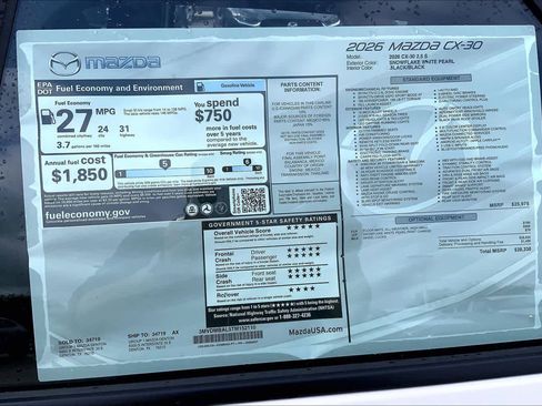 New 2026 MAZDA CX-30 AWD 2.5 S image 22