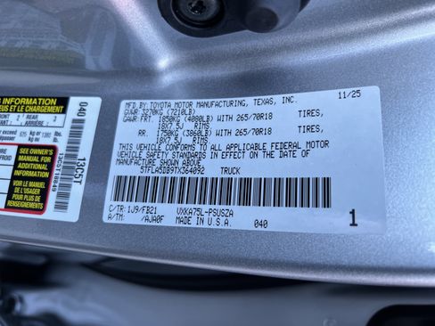 New 2026 Toyota Tundra SR5 image 8