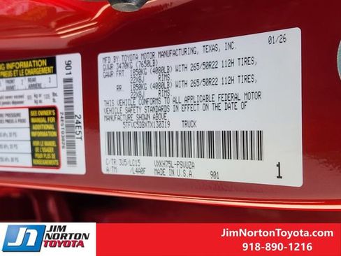 New 2026 Toyota Tundra Capstone image 23