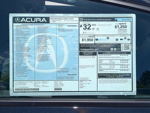 New 2026 Acura Integra A-Spec FWD image 17