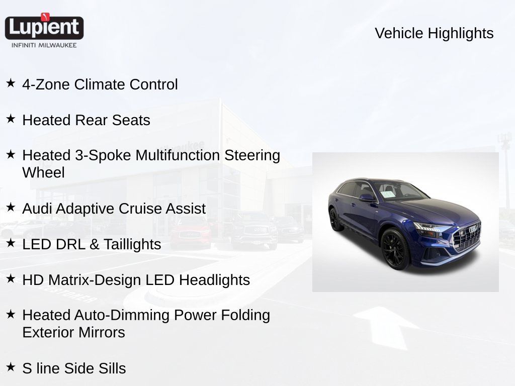 Used 2021 Audi Q8 Premium Plus w/ Premium Plus Package AWD/4WD image 3