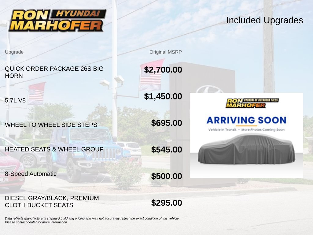 Used 2017 RAM 1500 Big Horn AWD/4WD image 2
