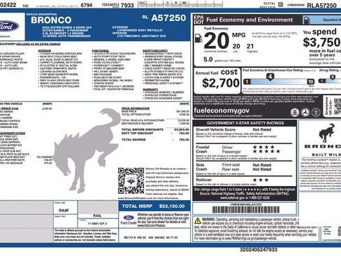 New 2024 Ford Bronco Outer Banks image 20