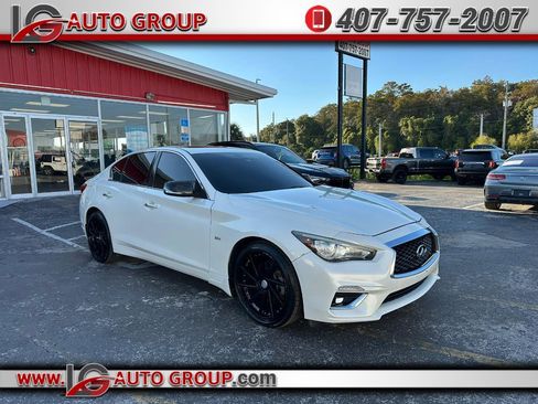 Used 2018 INFINITI Q50 Luxe w/ Essential Package (3.0T Luxe) AWD/4WD image 1