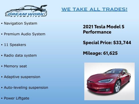Used 2021 Tesla Model S Performance image 2