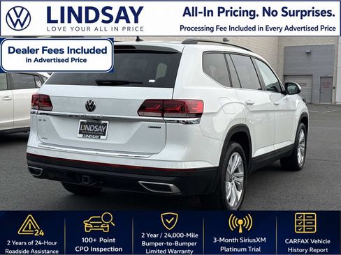 Used 2023 Volkswagen Atlas SE w/ Panoramic Sunroof Package AWD/4WD image 3