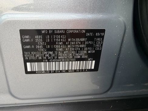 Used 2019 Subaru Outback 2.5i Premium image 36