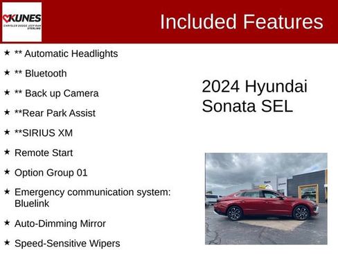Used 2024 Hyundai Sonata SEL image 3